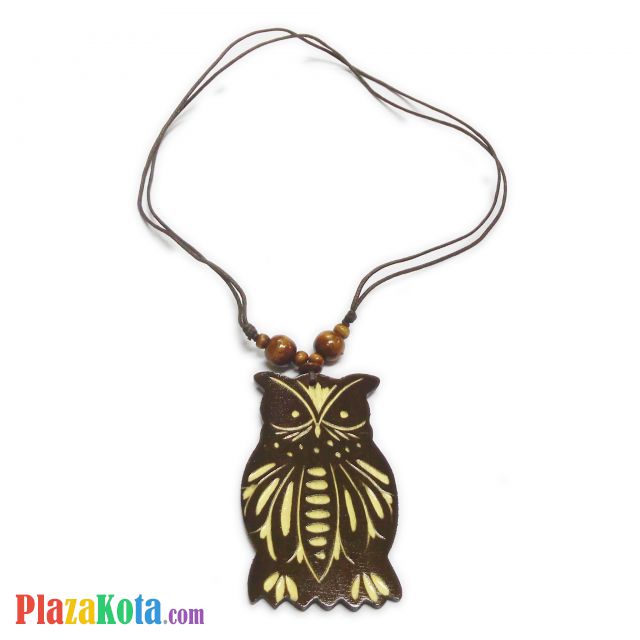 KK053 - Kalung Burung Hantu Coklat - Photo 1