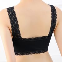 BH008 - Bra T-Shirt Hitam Renda Cup Busa - Thumbnail 2