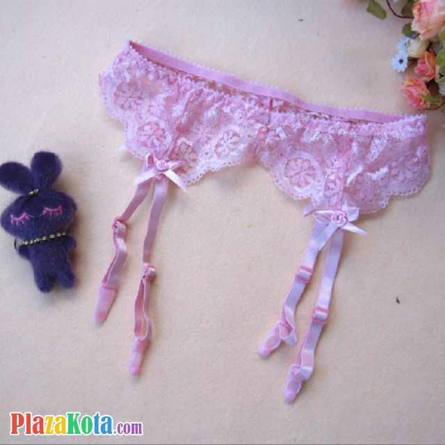 G005 - Garter Belt Pink Lingkar Karet Tali 4 - Photo 1