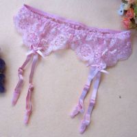 G005 - Garter Belt Pink Lingkar Karet Tali 4