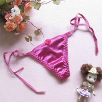 GS020 - Celana Dalam G-String Wanita Magenta Tali Karet Ikat Samping