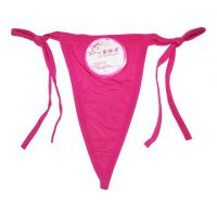 GS041 - Celana Dalam G-String Wanita Magenta, Ikat Samping