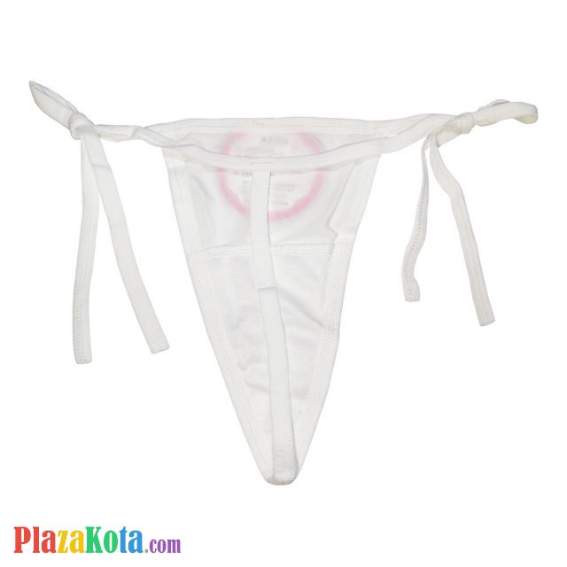 GS042 - Celana Dalam G-String Wanita Putih Ikat Samping - Photo 2