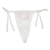 GS042 - Celana Dalam G-String Wanita Putih Ikat Samping - 2