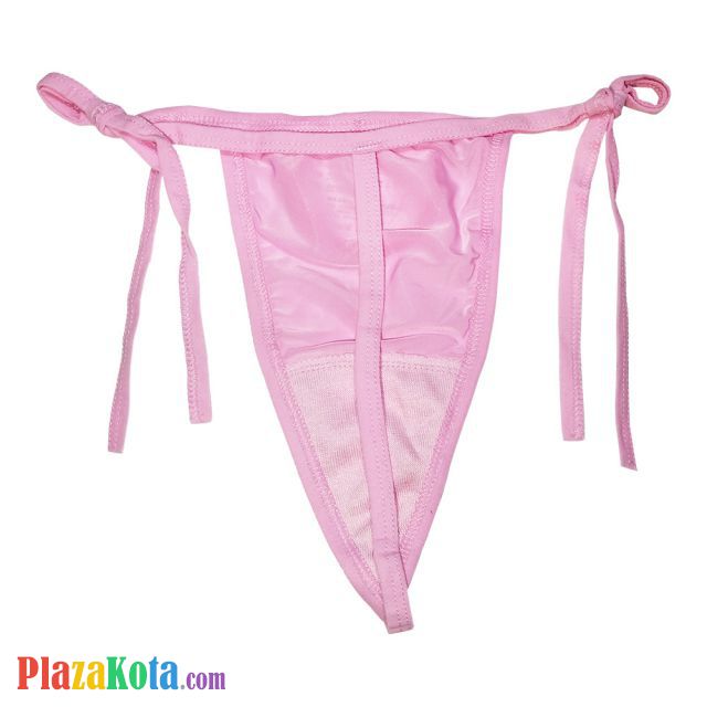 GS043 - Celana Dalam G-String Wanita Pink, Ikat Samping - Photo 2