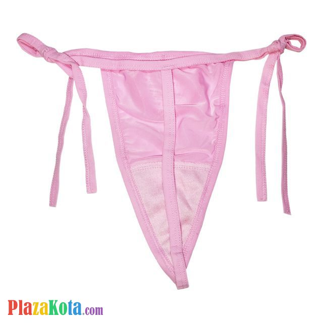 GS043 - Celana Dalam G-String Wanita Pink Ikat Samping - Photo 2