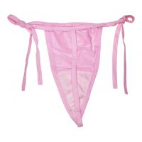 GS043 - Celana Dalam G-String Wanita Pink, Ikat Samping - Thumbnail 2