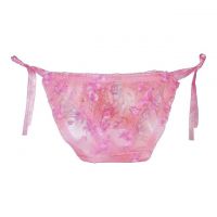 P065 - Celana Dalam Panties Thong Pink Transparan Ikat Samping - Thumbnail 2