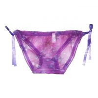 P066 - Celana Dalam Panties Thong Ungu Transparan Ikat Samping - Thumbnail 2