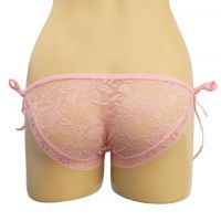 P072 - Celana Dalam Panties Thong Pink Transparan Ikat Samping - Thumbnail 2