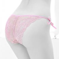 P081 - Celana Dalam Panties Thong Pink Kupu-Kupu Ikat Samping Kanan - Thumbnail 2