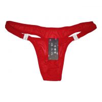 GP003 - Celana Dalam G-String Pria Merah Transparan