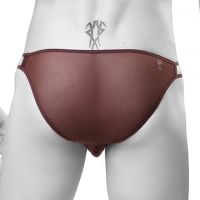 GP005 - Celana Dalam G-String Pria Coklat Transparan - Thumbnail 2