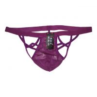 GP008 - Celana Dalam G-String Pria Ungu Transparan