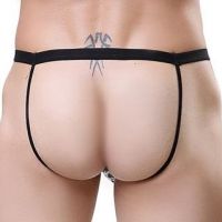 GP011 - Celana Dalam G-String Pria Macan Tutul Abu-Abu - Thumbnail 2