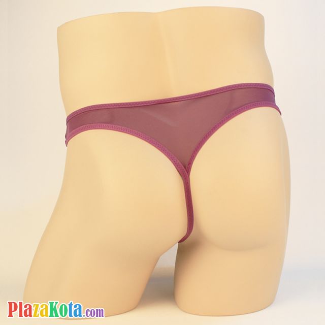 GP030 - Celana Dalam G-String Pria Ungu Transparan - Photo 2