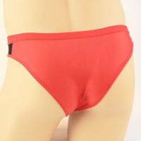 GP044 - Celana Dalam G-String Pria Merah Depan Transparan - 2