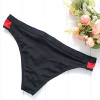 GP045 - Celana Dalam G-String Pria Hitam Depan Transparan - 2