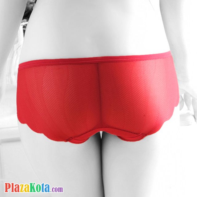 P182 - Celana Dalam Panties Hipster Marun Kupu-Kupu - Photo 2