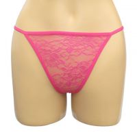 GS105 - Celana Dalam G-String Wanita Magenta Transparan Love - Thumbnail 2