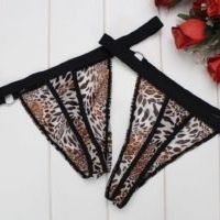 GC007 - Celana Dalam G-String Couple Macan Tutul Coklat - Thumbnail 2