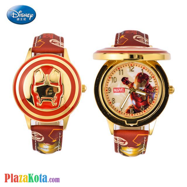 JT008 - Jam Tangan Disney Marvel Original Emas Iron Man - Photo 1