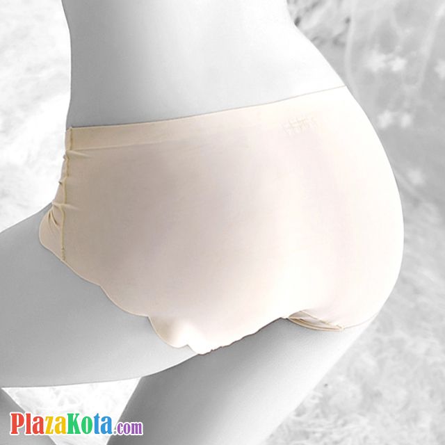 P262 - Celana Dalam Panties Hipster Seamless Krem Gelombang - Photo 2