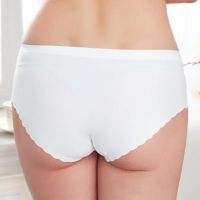 P266 - Celana Dalam Panties Hipster Seamless Putih Gelombang Mini - Thumbnail 2