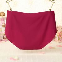 P267 - Celana Dalam Panties Hipster Seamless Marun Gelombang Mini - Thumbnail 2