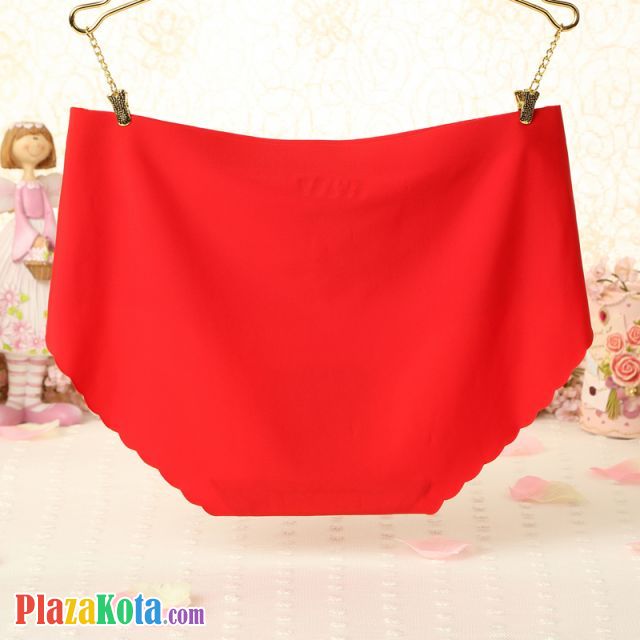 P269 - Celana Dalam Panties Hipster Seamless Merah Gelombang Mini - Photo 2