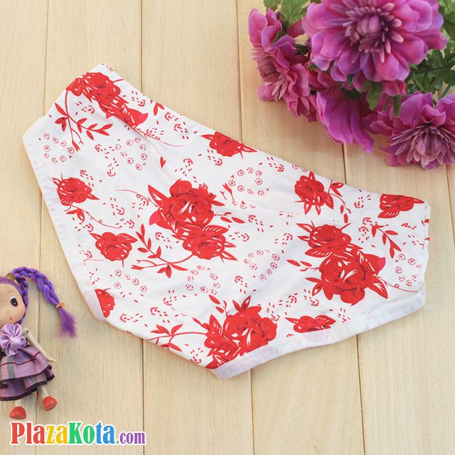 P275 - Celana Dalam Panties Hipster Bunga Merah - Photo 2