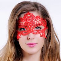 A013 - Mask Topeng Wajah Penutup Mata Merah