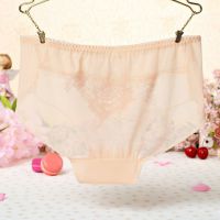 P285 - Celana Dalam Panties Hipster Krem Transparan Bordir Bunga - Thumbnail 2