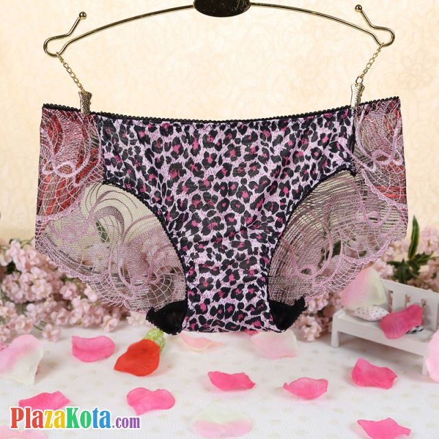 P287 - Celana Dalam Panties Hipster Macan Tutul Magenta - Photo 1