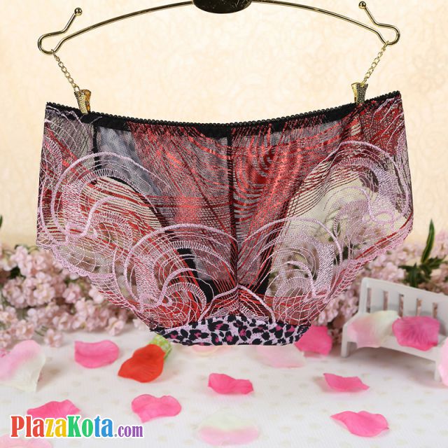 P287 - Celana Dalam Panties Hipster Macan Tutul Magenta - Photo 2