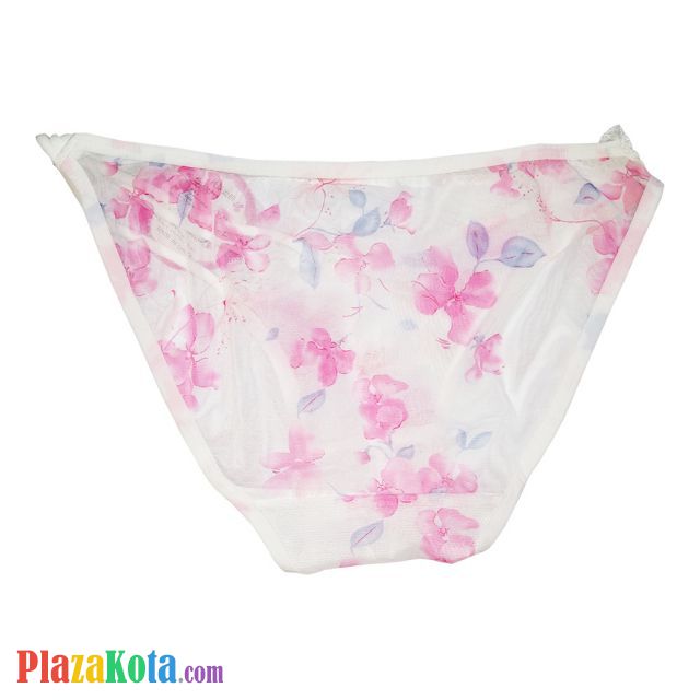 P314 - Celana Dalam Panties Thong Putih Transparan, Tali 3 - Photo 2