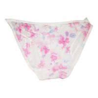 P314 - Celana Dalam Panties Thong Putih Transparan Tali 3 - 2