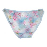 P318 - Celana Dalam Panties Thong Biru Transparan Tali 3 - 2
