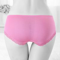 P327 - Celana Dalam Panties Hipster Magenta Bordir Bunga - 2