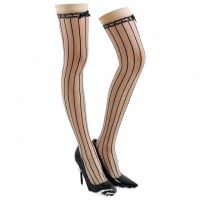 S027 - Stocking Sepaha Krem Transparan, Pita