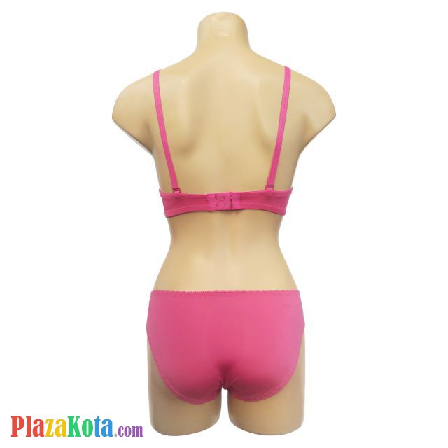 BP004, Jual Bra Set Panties Magenta, Bra Kawat, Cup Busa 