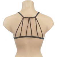 BH077 - Bra Demi Halterneck Hitam Cup Busa - Thumbnail 2