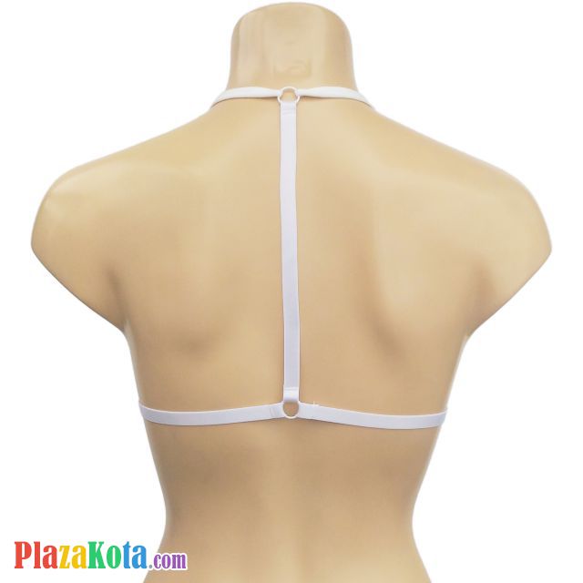 BH106 - Bra Demi Halterneck Putih Cup Busa - Photo 2