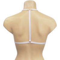 BH106 - Bra Demi Halterneck Putih Cup Busa - Thumbnail 2