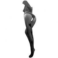 BS172 - Bodystocking Full Body Fishnet Hitam Crotchless - Thumbnail 2