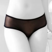 P364 - Celana Dalam Panties Hipster Bunga Putih Transparan Tali 4 Belakang - Thumbnail 2