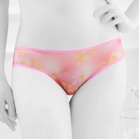 P370 - Celana Dalam Panties Hipster Magenta Transparan, Tali 3 Belakang - Thumbnail 2