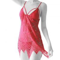 L0951 - Baju Tidur Dinas Malam Wanita Lingerie Mini Dress Gaun Pendek Seksi Merah Transparan - Thumbnail 1 L0951 - Baju Tidur Dinas Malam Wanita Lingerie Mini Dress Gaun Pendek Seksi Merah Transparan - Thumbnail 1
