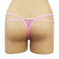 GS240 - Celana Dalam G-String Mutiara Pink Kupu-Kupu Tali Dobel - Thumbnail 2