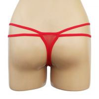 GS241 - Celana Dalam G-String Mutiara Merah Kupu-Kupu Tali Dobel - Thumbnail 2